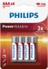 Ceruzaelem AAA 4 db 1.5V (power alkaline)