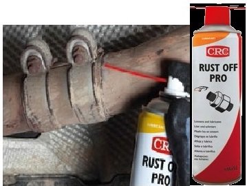 Csavarlazító spray 500 ml (Rust off pro)