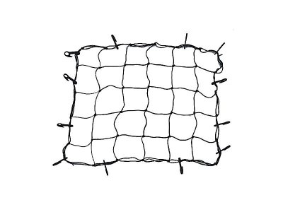 Csomagrögzítő háló 70x90 cm