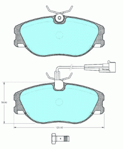 FÉKBETÉT 05P286