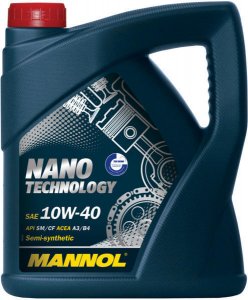 Mannol Nano Technology 10W40 5L Motorolaj