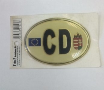 Matrica - műgyantás CD (diplomata autóra)