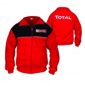 TOTAL pulóver - polár piros (XL)