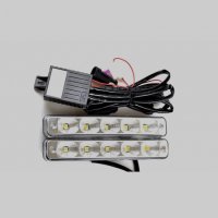 LED lámpa (nappali fény) 12V fehér (5 LED)-1