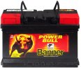 Banner Power Bull 62Ah 550A Jobb+ Akkumulátor