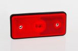 Szélességjelző 12v/24v téglalap piros 1 LED kábellel