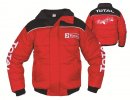 TOTAL F1 kabát - rövid piros fekete (L)
